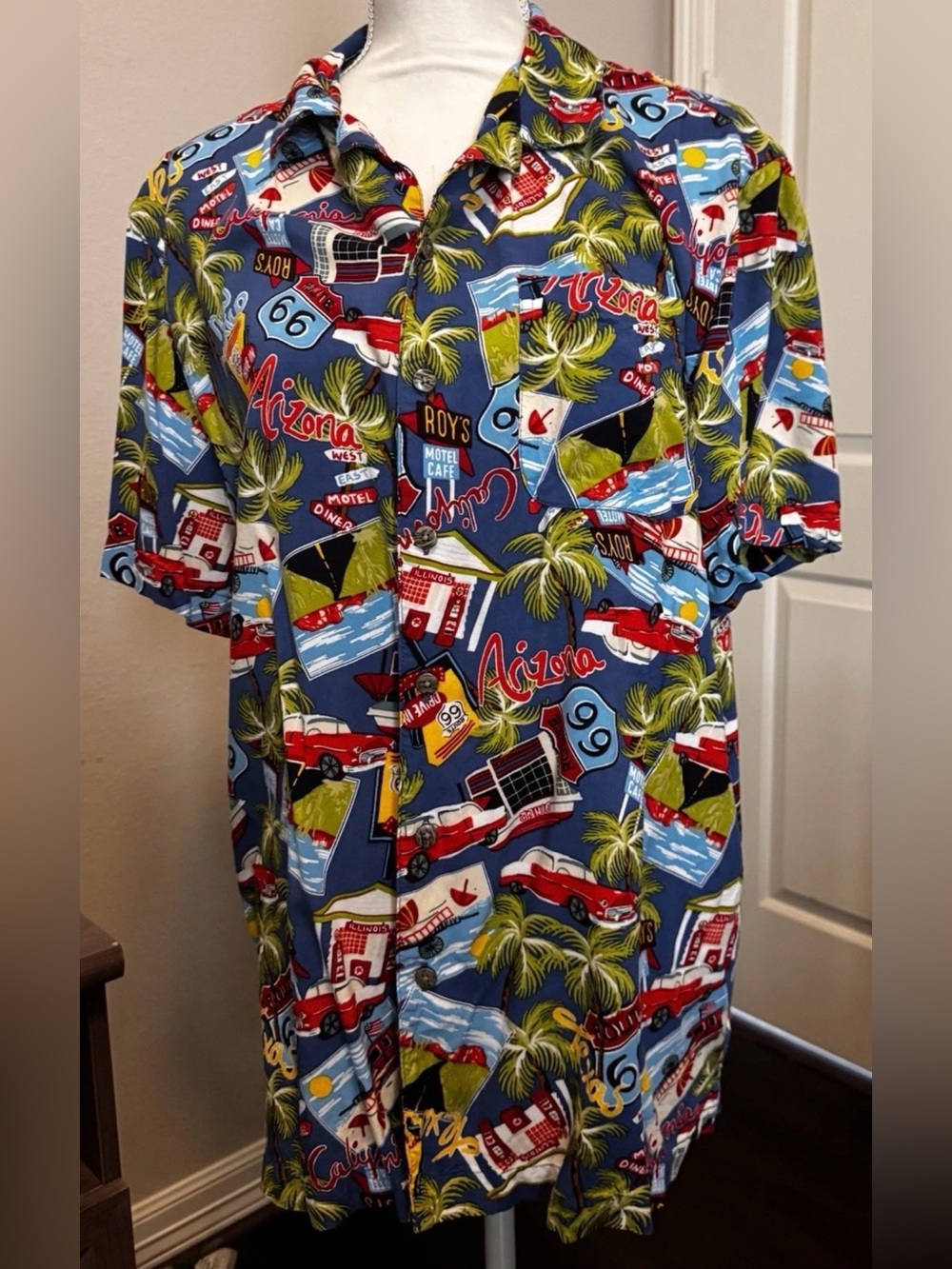 George Men's Short Sleeve Route 66 Size L